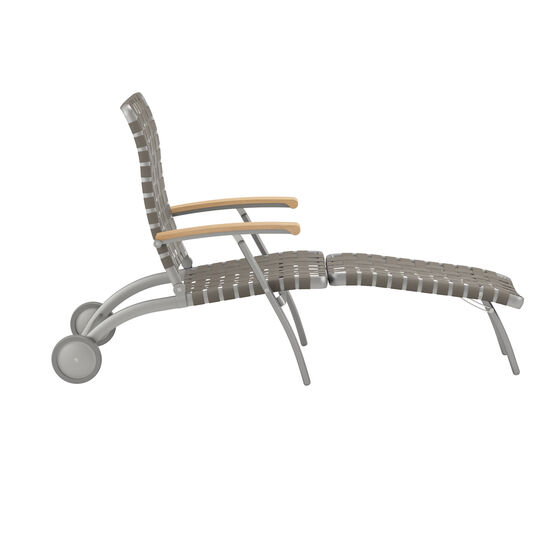 United States krzesło plażowe Silk z kołami i wydłużonym podnóżkiem