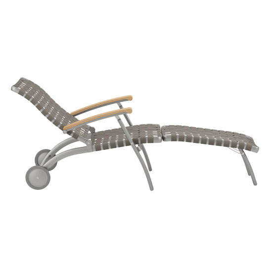 United States krzesło plażowe Silk z kołami i wydłużonym podnóżkiem