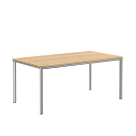 Stół Portland Silk Aluminium 165 x 90, blat stołu z teaku