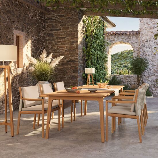 Preston Stół 240 x 100, blat stołu z teaku