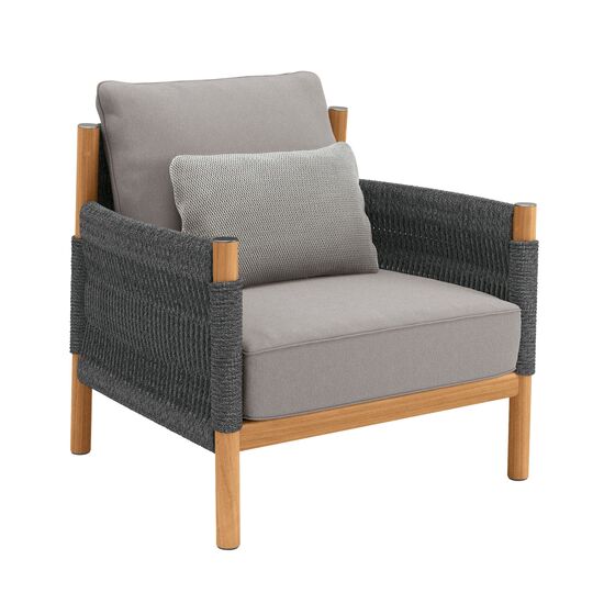 CAVO Fotel i sofa w kolorze Moon, stolik kawowy 160 x 80