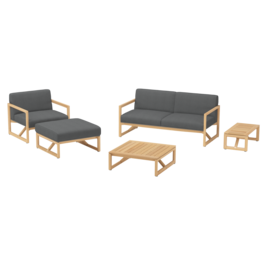 Trey Lounge Zestaw w kolorze Anthrazit 2