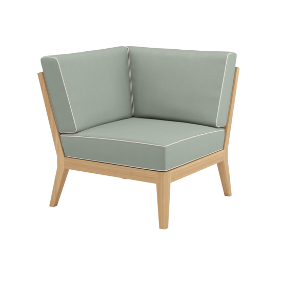 Valencia Lounge element narożny, w komplecie poduszki we wzorze "Mineral/Linum"