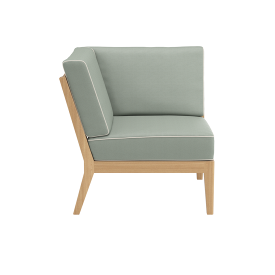 Valencia Lounge element narożny, w komplecie poduszki we wzorze "Mineral/Linum"