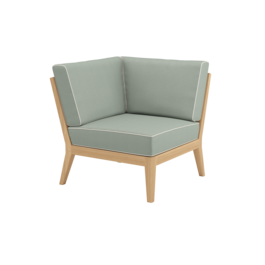 Valencia Lounge element narożny, w komplecie poduszki we wzorze "Mineral/Linum"