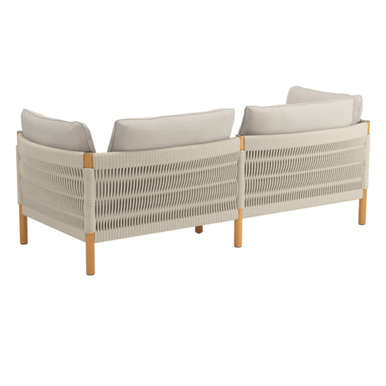 Cavo Lounge Sofa beżowa wraz z poduszką, wzór "Nature"