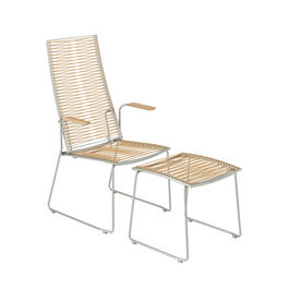 Pan Zestaw krzesła z wysokim oparciem w kolorze brązowym