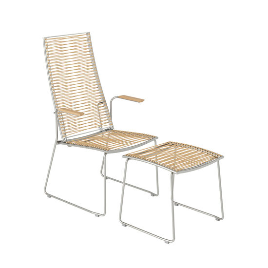 Pan Zestaw krzesła z wysokim oparciem w kolorze brązowym