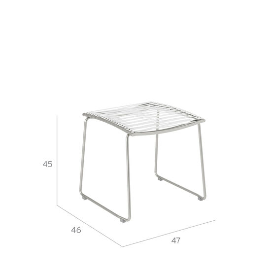 Pan Zestaw krzesła z wysokim oparciem w kolorze białym