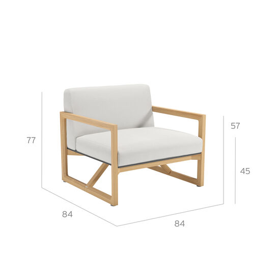 Trey Lounge Zestaw w kolorze Crystal 1