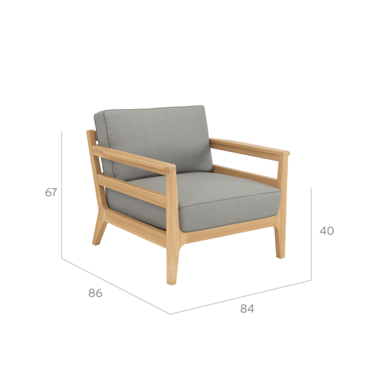 Newhaven Zestaw Lounge w kolorze Stone/Taupe