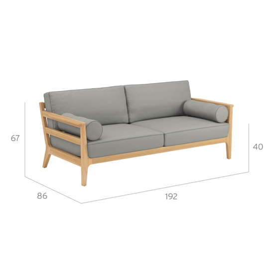 Newhaven Zestaw Lounge w kolorze Stone/Taupe