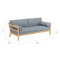 Newhaven Zestaw Lounge w kolorze Indigo/Linum