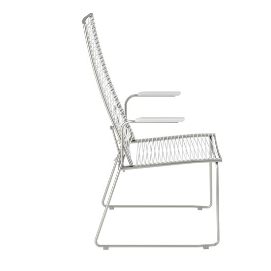 Pan krzesło z  wysokim oparciem 75 Biały