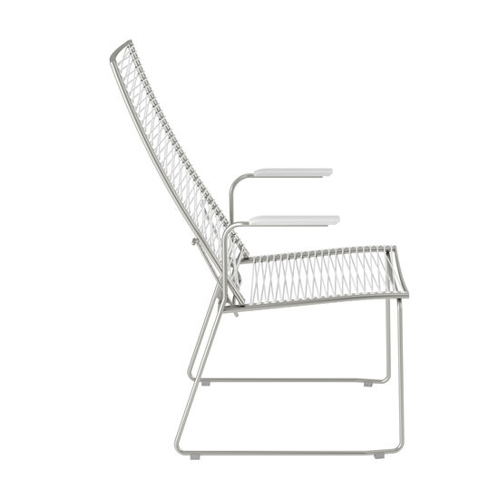 Pan krzesło z  wysokim oparciem 75 Biały