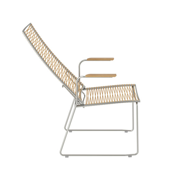 Pan krzesło z  wysokim oparciem 75 Biały