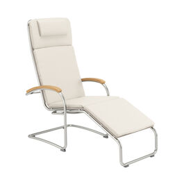 Poduszka do leżaka Bolero, materiał z tkaniny, wzór "Linum"